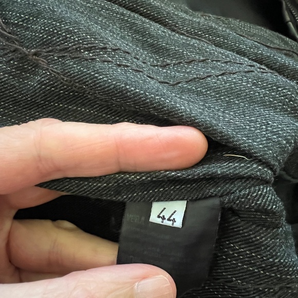 BLUR Leather Bomber Jacket in Black Size Small - Picture 8 of 16